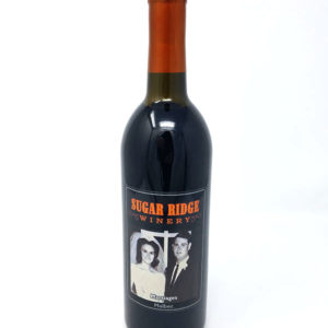 Red Wine Bottle pictured from local winery near me